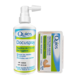  Quies 软化耳垢清洁喷雾 100ml+防噪音睡眠隔音耳塞 3对