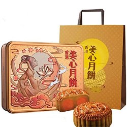 Meixin 美心 双黄白莲蓉月饼礼盒 740g 