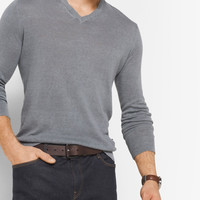 MICHAEL KORS Cotton V-Neck 男士V领针织衫
