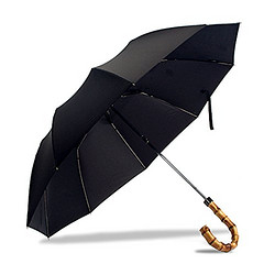 Soges Umbrella 经典折叠伞 8骨 竹节手柄 手工伞 双层伞布 UPF 50+ UVA