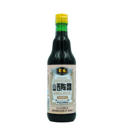 俞龙 调味陈醋山西特产 陈醋（圆瓶）420ml *2件