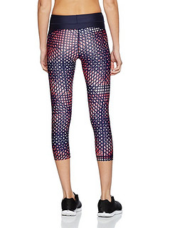 UNDER ARMOUR 安德玛 HeatGear Printed 女士印花紧身7分裤