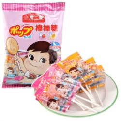 FUJIYA 不二家牛奶棒糖 芒果牛奶味+草莓牛奶味 116g