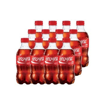 限地区、PLUS会员：Coca-Cola 可口可乐 碳酸饮料 300ml*12瓶