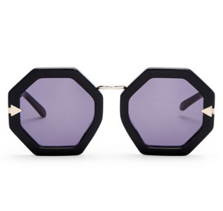 Karen Walker Black Moon Disco Octagonal 女士太阳镜