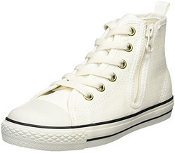 CONVERSE 匡威 白色女童休闲帆布鞋 17cm