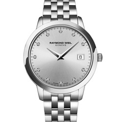 RAYMOND WEIL 蕾蒙威 TOCCATA系列 5388-ST-65081 女士镶钻时装腕表