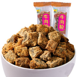 lyfen 来伊份 五香牛肉粒 120g *11件