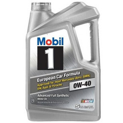 Mobil 美孚1号  0W-40 SN级 全合成机油 5QT   *3瓶