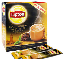 立顿（Lipton） 奶茶 绝品醇英式金装奶茶固体饮料 380g *2件