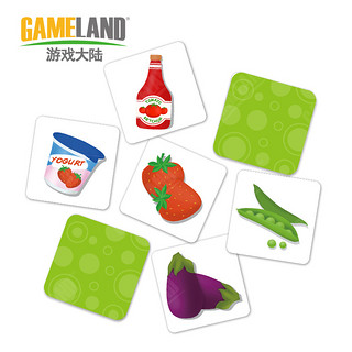  GAMELAND 游戏大陆 儿童益智桌游 购物清单Shopping List 记忆配对简单算术亲子游戏