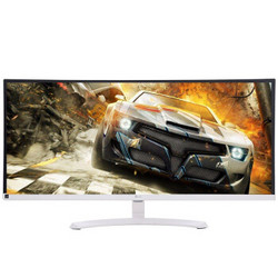 LG 34UM58A-W 34英寸21:9超宽屏IPS硬屏 护眼不闪滤蓝光LED背光液晶显示器