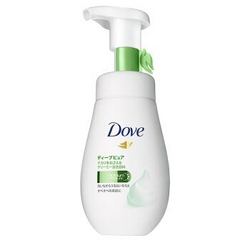 多芬(Dove)净透柔嫩 慕斯泡泡 洗面奶160ml （日本进口 氨基酸洁面 清爽控油）