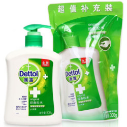 Dettol 滴露 健康抑菌洗手液 500g+300g