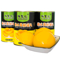 俏果仙 糖水黄桃罐头 425g*5罐