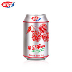 宏宝莱 荔枝味汽水330ml*24 整箱