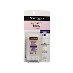 Neutrogena 露得清 Pure & Free婴幼儿防晒棒 无香味 SPF60+ 13克/支 *3件