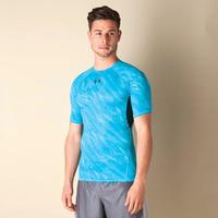 UNDER ARMOUR 安德玛 HeatGear Printed 男士短袖紧身T恤