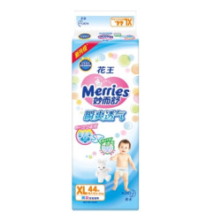 kao 花王 Merries 妙而舒 瞬爽透气 婴儿纸尿裤 XL44片 *5件