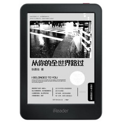 掌阅（iReader）Light 全新轻薄 电子书 阅读器 6英寸墨水屏 8G内存 青春版 R6002 黑色