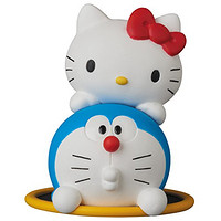 凑单品：MEDICOM TOY UDF系列 DORAEMON × HELLO KITTY 联名款手办