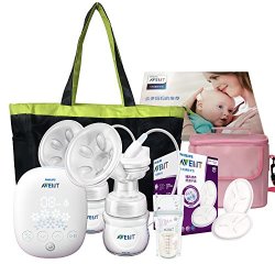 AVENT 新安怡 自然系列 SCF303/01 双边电动吸乳器 尊享礼包