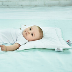FOSSFLAKES 婴儿枕 进口婴儿宝宝定型枕新生儿枕头防偏头矫正优质婴儿枕头 40*45cm