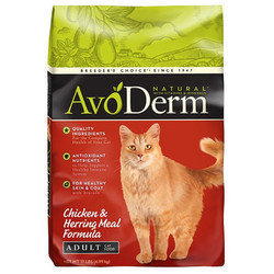 Avoderm 牛油果 鸡肉鲱鱼配方成猫粮 11磅/约4.99kg *2件