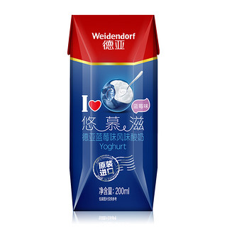 Weidendorf 德亚 悠慕滋风味酸奶 200ml*12 