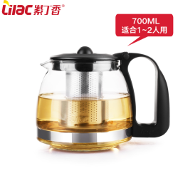 紫丁香 耐热玻璃茶壶 700ml