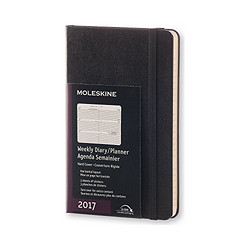 Moleskine 2017 周计划本 ，现价$1.83(原价$17.95)