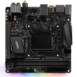 微星（MSI）Z270I GAMING PRO CARBON AC主板（Intel Z270/LGA 1151）带GAMING无线网卡