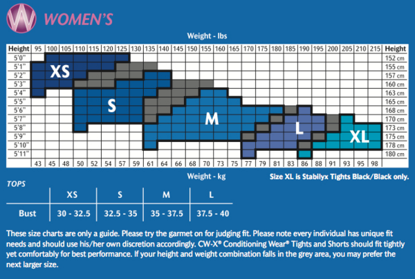 CW-X 3/4 Length Pro 女款压缩裤