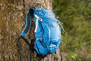 OSPREY Syncro 同路 20L 骑行双肩背包 黑灰色 M/L