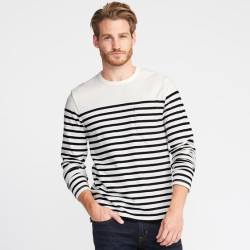 OLD NAVY 822949 纯棉条纹长袖T恤