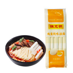 陈克明 面条 鸡蛋风味挂面 细面条 800g *2件