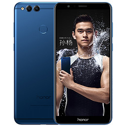 HUAWEI 华为 Honor 荣耀畅玩 7X尊享版 4GB+128GB 极光蓝 全网通4G手机