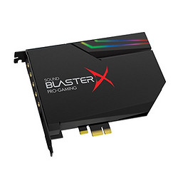 Creative Sound BlasterX AE - 5黑色* Bit / 384kHz 高分辨率液晶游戏声卡 SBX - AE5- BK