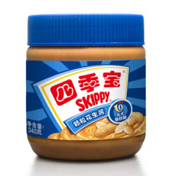 四季宝 颗粒花生酱 340g *5件