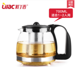 紫丁香 耐热玻璃茶壶 700ml