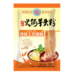 黄龙 火锅芋头粉 麻辣烫宽粉丝方便速食 火锅食材 240g
