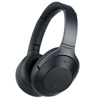 索尼（SONY）MDR-1000X Hi-Res无线降噪立体声耳机（黑色）