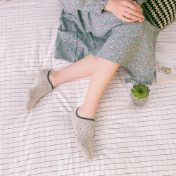 5双装女士浅口船袜薄款棉袜