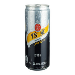 怡泉 苏打水 330ML*24罐  *2件