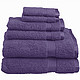 Superior 埃及棉6件套 毛巾套装 600克 皇家紫色