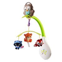 中亚prime会员:Fisher Price 费雪 CDM84 音乐丛林床铃