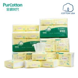 PurCotton 全棉时代 婴儿棉柔巾 11*20cm 100抽 6包装 *6件