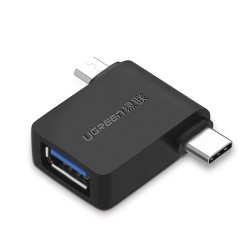 UGREEN 绿联 OTG转头 USB转Micro