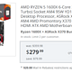 AMD Ryzen 5 1600X处理器 + ASRock X370 Killer 主板套装