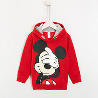 西雅衣家 C&AC＆A ECD317014  迪士尼合作款 米奇 大童加绒连帽卫衣